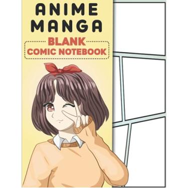 Imagem de Anime Manga Blank Comic Notebook: Anime & Manga Sketchbook - Over 20 Templates | 110 Pages - 8.5" x 11"