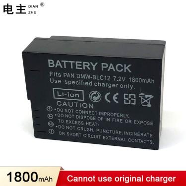 Imagem de Bateria para Panasonic Lumix  DMW-BLC12  DMW BLC12E BLC12PP  DMC G85 FZ200 FZ300 FZ1000 G5 G6 G7 GH2