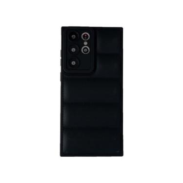 Imagem de Down Jacket The Puffer Phone Case para Samsung Galaxy S22 Ultra A52 A53 5G A51 A50 A13 4G A12 A32 A33 A03 S Capa traseira à prova de choque, preta, para S8