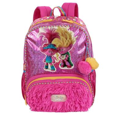 Imagem de Mochila de Costas Sestini Trolls X Sisters Colorido