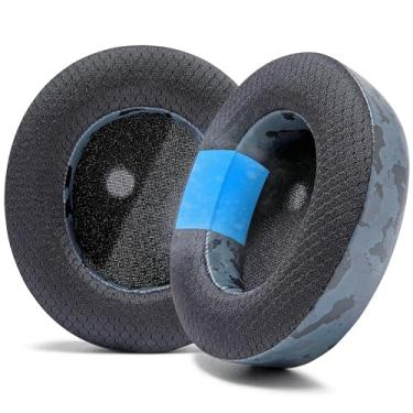 Imagem de WC Freeze Stealth Pro - Almofadas de gel refrescante para Turtle Beach Stealth Pro da Wicked Cushions - Aumente o conforto e a durabilidade para sessões de jogos superiores | Camuflagem preta