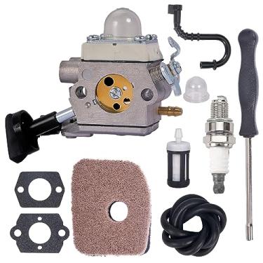 Imagem de Mikatesi Kit de carburador BG56C para soprador de folhas STIHL BG56 BG56C SH56 Substituir para ZAMA C1M-S260B 4241-120-0632 4241-120-0622 4241-120-0615 peças de motor