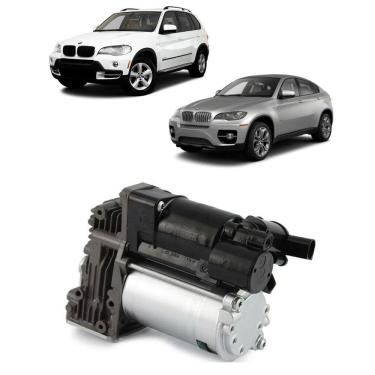 Imagem de Compressor de Ar Suspensão Bmw X5 X6 E70 E71 E72 2007 2008 2009 2010 2011 2012 2013 2014 37206859714