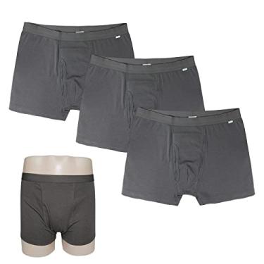 Imagem de YingXue Pacote com 3 cuecas masculinas para incontinência urinária, à prova de vazamento, cuecas masculinas para incontinência urinária, XXG