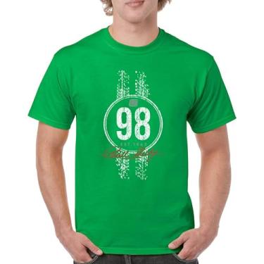 Imagem de Camiseta masculina Shelby 98 American Muscle Car Legendary Mustang Cobra GT500 Carroll Performance Powered by Ford, Verde, M