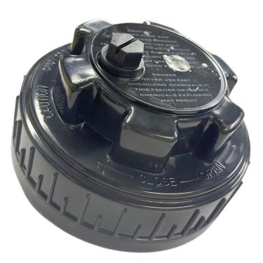 Imagem de Mytkoj Capa de clorador CL100 compatível com Hayward CL110 CLX110C Alimentador automático de clorador, peça de substituição da tampa superior do alimentador automático de clorador