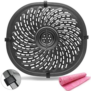Imagem de HEISENLIN 7QT Air Fryer Grill Pan Peças de Reposição para Fritadeiras PowerXL Gowise, 7QT Atualizado Grelha Placa Crisper Prateleira Grade Prateleira com Amortecedores de Borracha para PowerXL