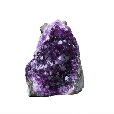 Imagem de Ornamentos de ametista natural, pedras de caverna de cristal, pedras preciosas uruguaias, pedras que podem aumentar a sorte, artesanato de escritório e casa 400-430 g, 1, Nylon, Ágata