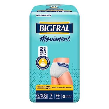 Imagem de Roupa Íntima Bigfral Moviment G/XG 7 Unidades