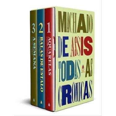 Imagem de Box Todas As Crônicas De Machado De Assis