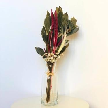 Imagem de Arranjo de Flores Secas + Vaso Vidro - Garden Harmony
