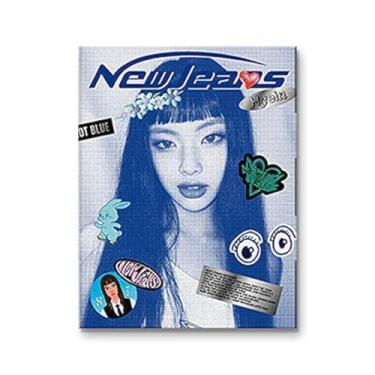 Imagem de NewJeans New Jeans 1º álbum EP versão Bluebook CD + Mini pôster no pacote+ Livro de registro + Livro Pin-up+Manual de telefone+Cartão de identificação+Pacote de adesivos+Cartão de fotos+Rastreamento selado (Versão HYEIN)