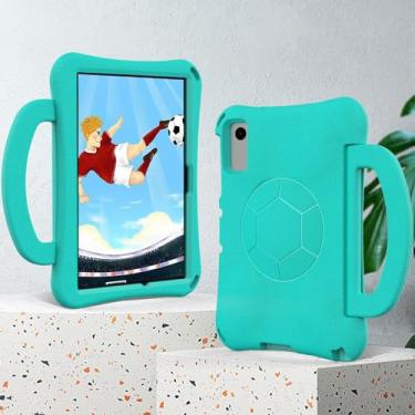 Imagem de Capa infantil compatível com Samsung Galaxy Tab A9 Plus SM-X210/X216/X218 de 11 polegadas, compatível com Samsung Tab A9 Plus, capa protetora para crianças, capa leve para tablet(Mint green)