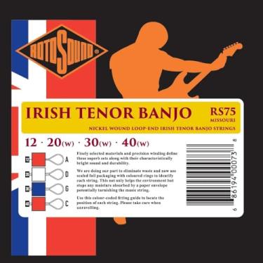 Imagem de Encordoamento Banjo Rotosound - Missouri Tenor Banjo - RS75 - .010/.032