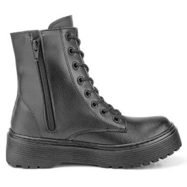 Imagem de Bota Coturno Feminino Tratorado Cano Curto Militar Wit Shoes-Feminino