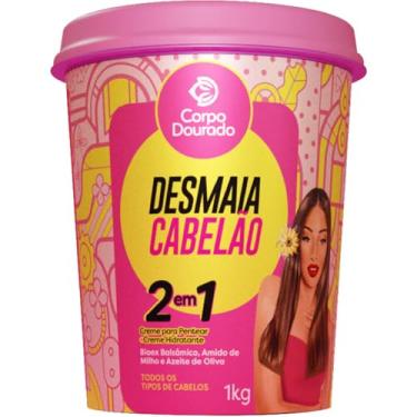 Imagem de Corpo Dourado Desmaia Cabelão - Creme 2 em 1 de Pentear e Hidratação 1kg