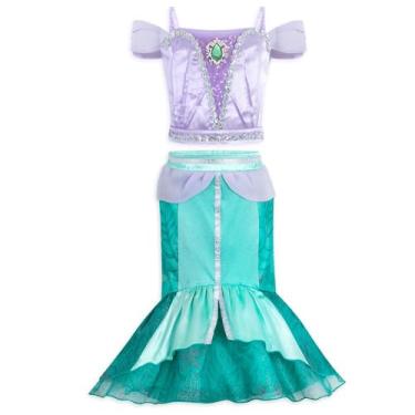 Imagem de Disney Store Official Princess Costumes (Ariel from The Little Mermaid) – Princess Outfits for Dress Up and Play