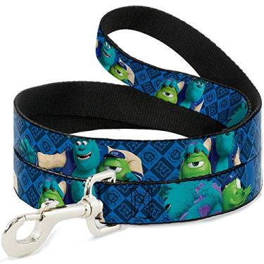 Imagem de Buckle-Down Coleira para animais de estimação – Universidade Monstros Sulley e Mike Poses/Damas Azul – 1,2 m de comprimento – 1,27 cm de largura