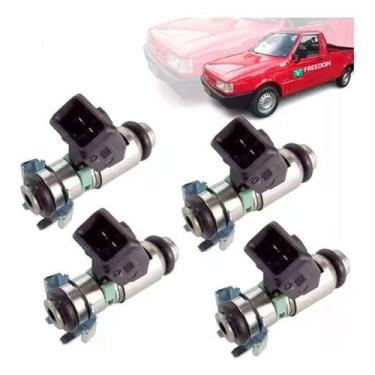 Imagem de Bico injetor fiat fiorino palio strada 1.5 8v alcool 1999 á 2004 kit c