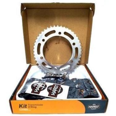 Imagem de Kit relação transmissão fazer 250 ys250 com retentor até 2017 novo har