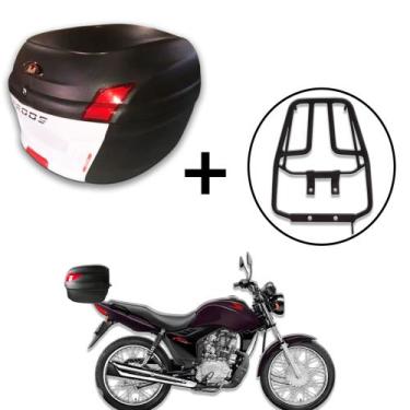 Imagem de Baú 34 litros Awa Proos com Bagageiro para CG 125 e 150 FAN E TITAN 20