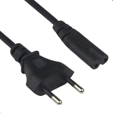 Imagem de Cabo De Força 1,5 Metros Bipolar Tv Monitor Radio Ps3 - X-CELL, PRETO