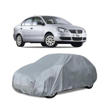 Imagem de Capa Cobrir Carro Polo Sedan 100% Impermeável Proteção Total - Bezzter