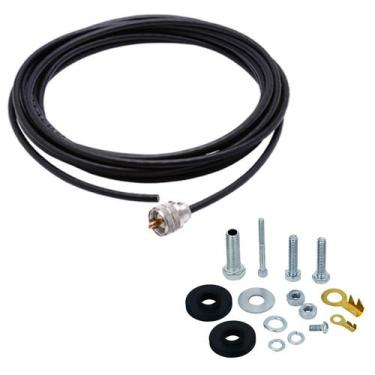 Imagem de Cabo Coaxial Rg58 5,5 Metros Px B-3001 + Kit Parafusos Anti-furto R-30