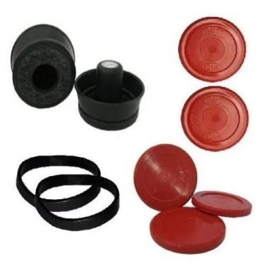 Imagem de Kit Air Game Rebatedor Disco Carpete E Borracha Aero Hochey - Eletroma
