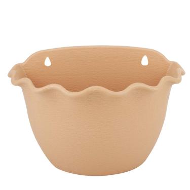 Imagem de Cestas de flores suspensas, vasos de plantas suspensos duráveis ​​para flores para varanda para bonsai