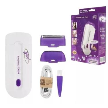 Imagem de Depilador Laser Recarregável Barba Corporal Indolor Bigode - WCAN