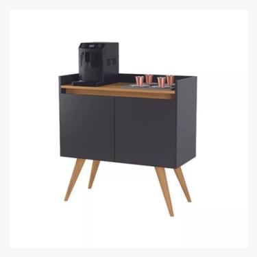 Imagem de Buffet Gold 2 Portas com Pés - Móveis Primus - Moveis Primus, Cinza Me