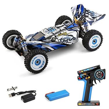 Imagem de GoolRC WLtoys 124017 RC Car, 1:12 Scale 2.4GHz Remote Control Car, 4WD 75km/h High Speed Racing Car, Off-Road Buggy Drift Car RTR with Brushless Motor and Metal Chassis for Kids Adults