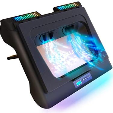 Imagem de KLIM Everest base com cooler para notebook | Ventoinha Turbo 4300 RPM | Espuma selada para desempenho máximo | Evita superaquecimento e protege seu notebook de jogos | 14-17,3 polegadas