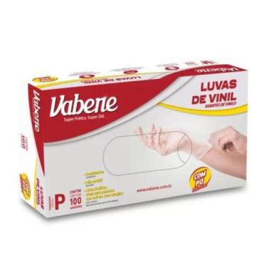 Imagem de Luvas de Vinil Vabene Com Pó Tam:p C/100 Uni Ref.:1424