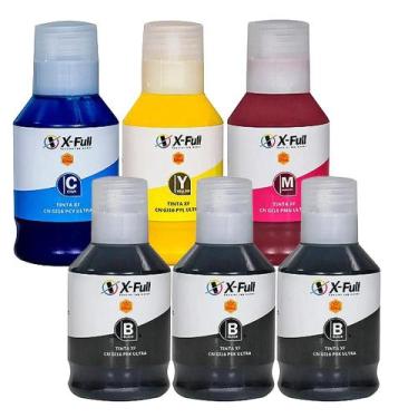 Imagem de Kit 06 Frascos de tintas Para Canon GI-16 Para GX6010 - Xfull