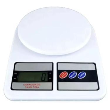Imagem de balança de Cozinha Pesar Alimento até 10kg Dieta - A.R Variedades MT