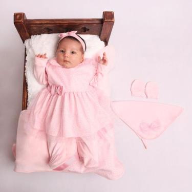 Imagem de Saida Maternidade Menina Rosa De Brilho - PEQUENO ANJO