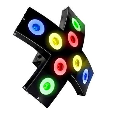 Imagem de Jogo De Luz Xtreme Deltronica 8 Canhões Led Rítmicos