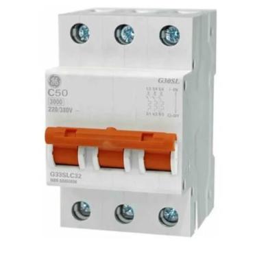 Imagem de Disjuntor Tripolar Din Ge Trifásico 40a, 50a