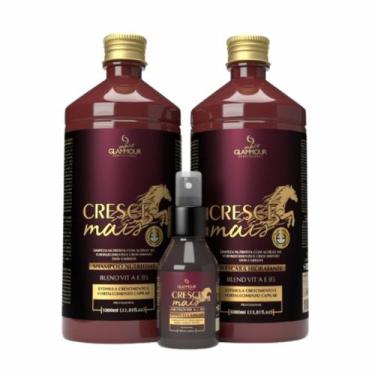 Imagem de Shampoo Crescimento Máscara Reparadora Tônico Revitalizante - Glammour