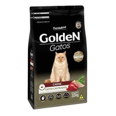 Imagem de Golden gatos ad castrados carne 3kg - PREMIER