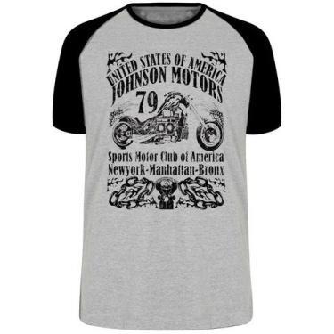 Imagem de Camiseta  Moto Johnson Motors  Blusa Plus Size extra grande adulto ou 