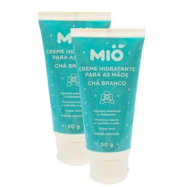 Imagem de Kit 2 Creme Hidratante Mió para as Mãos Chá Branco 50g