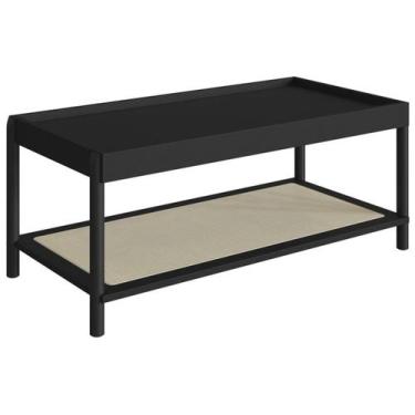 Imagem de Mesa De Centro 93 CM Pes Madeira Oslo 27961 Nero Artesano - Artesano M