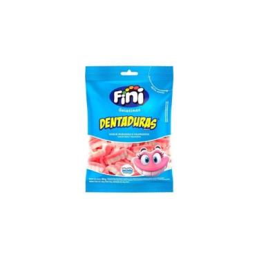 Imagem de Bala Gelatinas Fini Dentaduras Pacote com 90grs