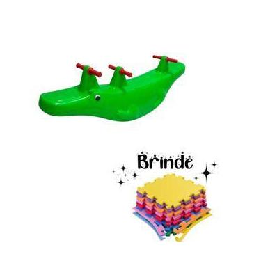 Imagem de Brinquedo Crocodilo de Plástico  Ideal para Crianças Aventuras - Valen