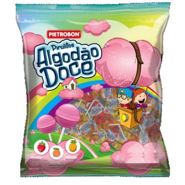 Imagem de Pirulito Bola Algodao Doce 480Gr 20G Unid  24Unid
