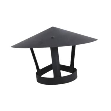 Imagem de Generic Tampa de chaminé Tampa de chuva de exaustão Fácil instalação Tampa de chuva Tampa de ventilação de telhado Tampa de chaminé de lareira, 125 Milímetros