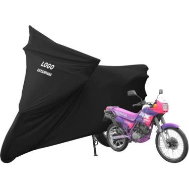 Imagem de Capa Cobrir Moto Honda NX 200 De Tecido Helanca Lycra - Mz, Preta